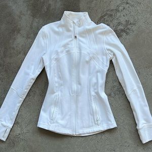 White Lululemon define jacket
